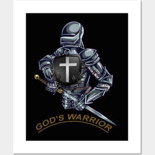 GOD'S WARRIOR KNIGHT Posters and Art